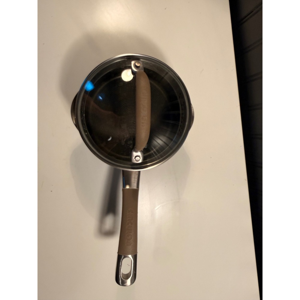 Circulon Premier Professional 1QT Straining Saucepan Bronze Nonstick 81309952